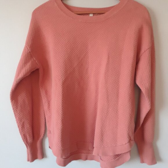 Matty M 100% Cotton Coral Pink Top Size L Anthropologie - Picture 3 of 7